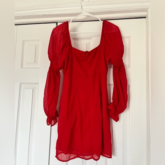 Francesca’s Sheena Juliet Sleeve Mini Dress - Picture 5 of 6